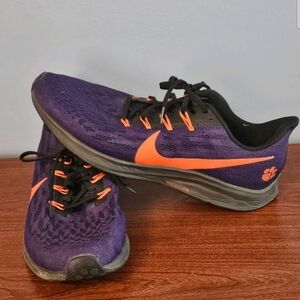 Nike Air Zoom Pegasus 36 "Clemson Tigars" Running Shoes Size 14 EUC